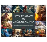 Bienvenue au pays des contes, Version française (Calendrier mural 2026 DIN A4 portrait), Calendrier CALVENDO mensuel