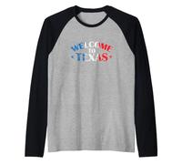 Bienvenue au Texas US State of The USA Manche Raglan