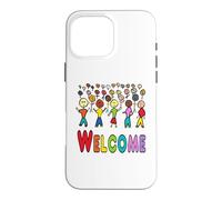 Bienvenue aux réfugiés et aux migrants Coque pour iPhone 16 Pro Max