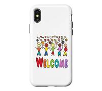 Bienvenue aux réfugiés et aux migrants Coque pour iPhone X/XS