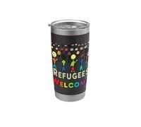 Bienvenue aux réfugiés Gobelet isotherme en acier inoxydable double paroi