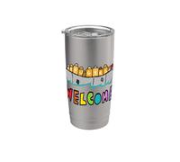 Bienvenue aux réfugiés Gobelet isotherme en acier inoxydable double paroi