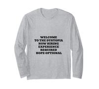 Bienvenue chez Dystopia Hope Optional Funny Capitalism Manche Longue