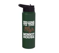 Bienvenue chez Monkey House Monkey Stainless Steel Insulated Water Bottle