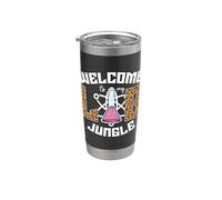 Bienvenue chez My Lab Jungle Chemist Tech Laboratory Technician Gobelet isotherme en acier inoxydable double paroi