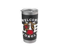 Bienvenue chez My Lab Jungle Technologist Laboratory Technician Gobelet isotherme en acier inoxydable double paroi