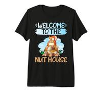 Bienvenue chez Nut House Squirrel T-Shirt Haut de Gamme
