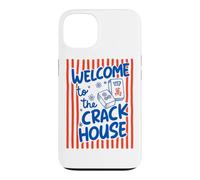 Bienvenue chez The Crack House Mahjong Jouant aux Amateurs de Mahjong Coque pour iPhone 13