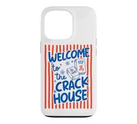 Bienvenue chez The Crack House Mahjong Jouant aux Amateurs de Mahjong Coque pour iPhone 13 Pro