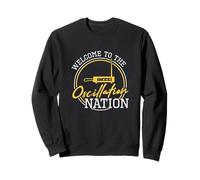 Bienvenue chez The Oscillation Nation Funny Theremin Thereminist Sweatshirt