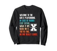 Bienvenue dans la génération X Playground Generation X 1960-1980 Sweatshirt
