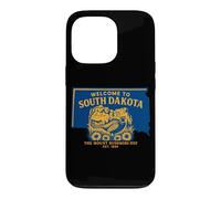 Bienvenue dans Le Dakota du Sud - Art Vintage Aventure Coque pour iPhone 13 Pro