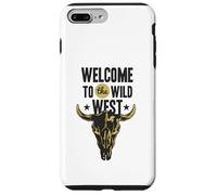 Bienvenue dans Le Logo Wild West Bull Skull Vintage Western Coque pour iPhone 7 Plus/8 Plus