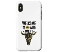 Bienvenue dans Le Logo Wild West Bull Skull Vintage Western Coque pour iPhone X/XS