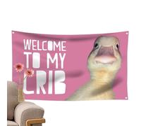 Bienvenue Dans Mon Nid Canard Décoration Murale Bannière Fournitures De
