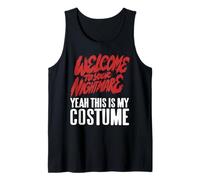 Bienvenue dans Ton Cauchemar Halloween Humour Débardeur