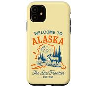 Bienvenue en Alaska Design Vintage Amoureux des Élan Coque pour iPhone 11