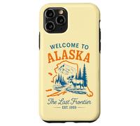 Bienvenue en Alaska Design Vintage Amoureux des Élan Coque pour iPhone 11 Pro