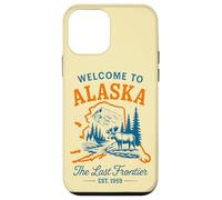 Bienvenue en Alaska Design Vintage Amoureux des Élan Coque pour iPhone 12 Mini