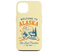 Bienvenue en Alaska Design Vintage Amoureux des Élan Coque pour iPhone 13