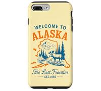 Bienvenue en Alaska Design Vintage Amoureux des Élan Coque pour iPhone 7 Plus/8 Plus