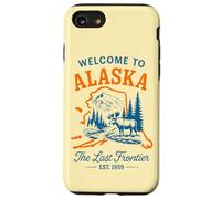 Bienvenue en Alaska Design Vintage Amoureux des Élan Coque pour iPhone SE (2020) / 7/8
