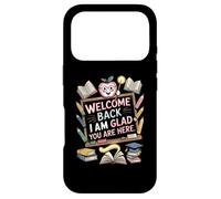 Bienvenue, Je suis Content Que tu sois là Amoureux Coque pour iPhone 17 Pro