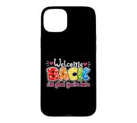 Bienvenue, Je suis Content Que tu sois là, Professeur de Retour à l'école Coque pour iPhone 15 Plus