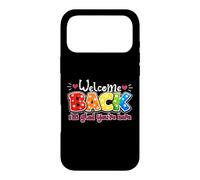 Bienvenue, Je suis Content Que tu sois là, Professeur de Retour à l'école Coque pour iPhone 17 Pro Max