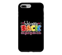 Bienvenue, Je suis Content Que tu sois là, Professeur de Retour à l'école Coque pour iPhone 7 Plus/8 Plus