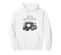 Bienvenue Spooky Movie Club Vintage Horror Night Design Sweat à Capuche