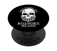 Bienvenue sur l'île de Roanoke PopSockets PopGrip Adhésif