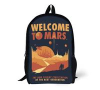 Bienvenue sur Mars, sac d'école 17 pouces