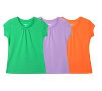Bienzoe Fille Manche Courte T-Shirt 3 pièces Pack E 10/12(FR 9-10 Ans)