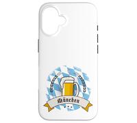 Bier München Bavière October Party Prost Tradition Coque pour iPhone 16