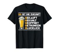 Bière 5G Ist Die Zukunft Biertrinker Liebhaber Bierliebhaber Brauer T-Shirt