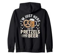 Bière amusante et bretzel Oktoberfest Foodie Sweat à Capuche