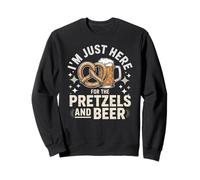 Bière amusante et bretzel Oktoberfest Foodie Sweatshirt