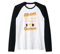 Bière apéritif 50ème Anniversaire Bières 50ème Humour Manche Raglan