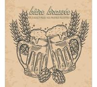 bière brassée - Un carnet pour vos propres recettes: Recettes pour la bière documentées * Un carnet de notes pour le brassage de la bière