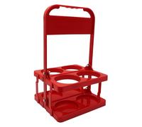 Bière de bière - Organisateur de bouteille de vin et de lait pliable sans débordement, porte-fourre-tout du porte-bagages de boisson à quatre compartiments | Rack de vin de portable pour les éc