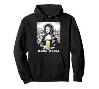 Bière drôle Irlandaise Mona Lisa Hangover Beer Lover Sweat à Capuche