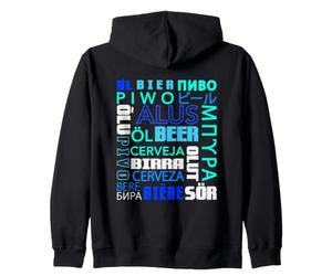 Bière en différentes Langues Buveurs de bière Organs purs Sweat à Capuche