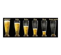 BIERE - Enjoy Your Beer - 30,5x91,5 cm - AFFICHE / POSTER G
