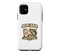 Bière et Basse C'est Mon Plan Cadeau drôle de Papa de pêche Coque pour iPhone 11