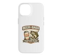 Bière et Basse C'est Mon Plan Cadeau drôle de Papa de pêche Coque pour iPhone 14