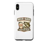 Bière et Basse C'est Mon Plan Cadeau drôle de Papa de pêche Coque pour iPhone XS Max