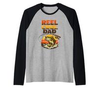 Bière et Basse C'est Mon Plan Cadeau drôle de Papa de pêche Manche Raglan