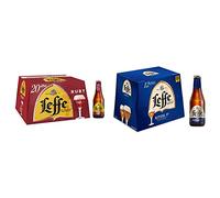 Bière Fruitée Leffe Ruby 5% Pack 20 Bouteilles 25cl & Bière Rituel 9° Pack 12 Bouteilles 25cl