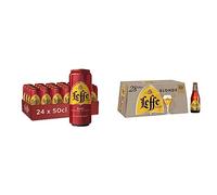 Bière Fruitée Leffe Ruby 5% Pack 24 Canettes 50 ière Leffe Blonde 6.6% Pack 28 Bouteilles 25cl